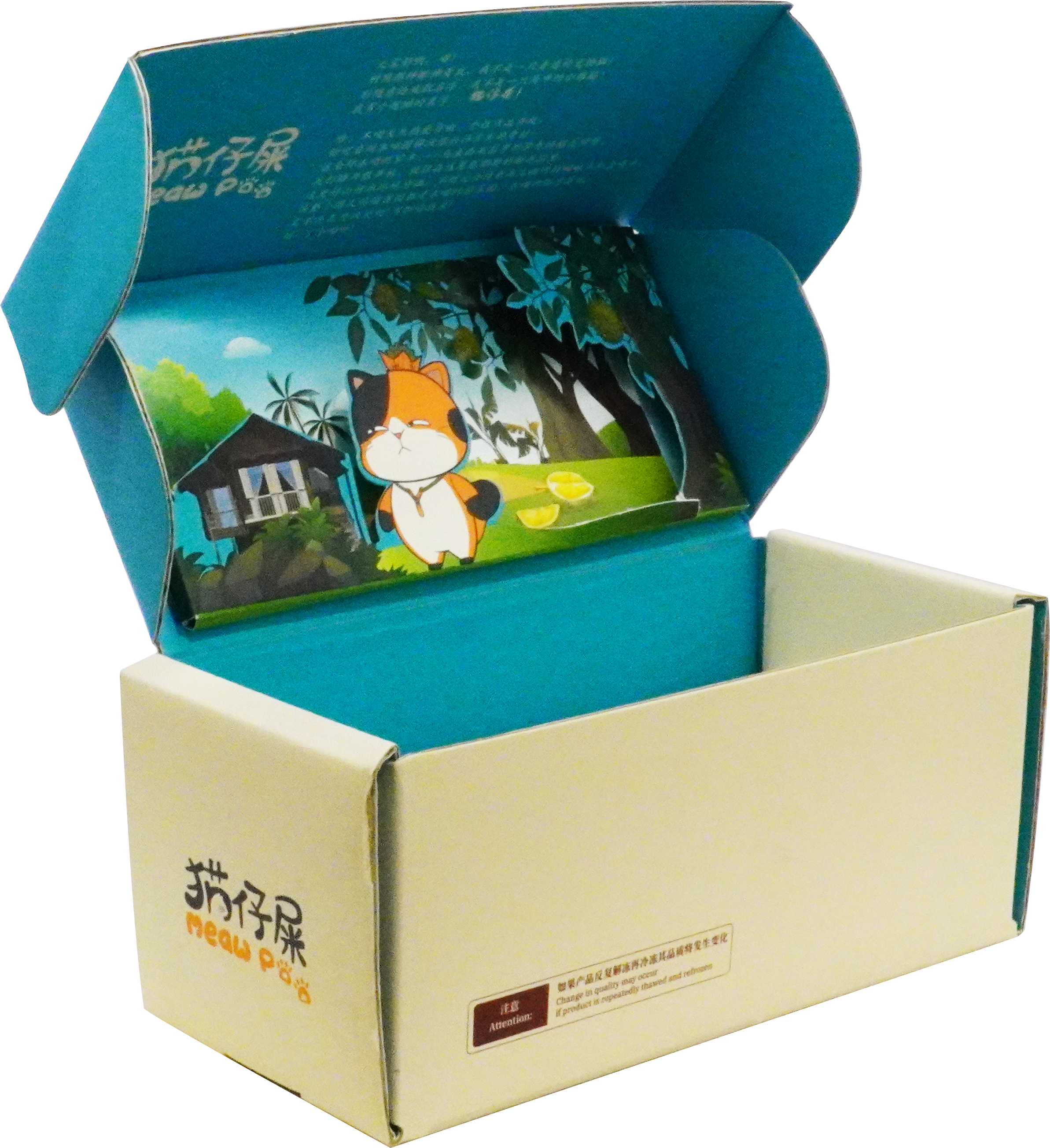 E-Flute-Packaging-Meaw-Poo-Gift-box E-Flute Packaging - Meaw Poo Gift box